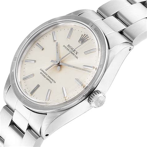 rolex gentleman's stainless steel oyster perpetual watch